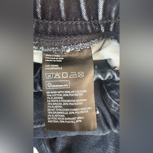 H&M kids Blue Denim Jogger Pants size 9-10 - Picture 6 of 11